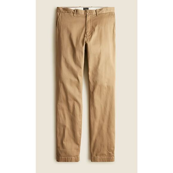 J.Crew 1040 Athletic Tapered-Fit Tech Pants Mens W32 L34 Brown Performance AU209 - Picture 4 of 10